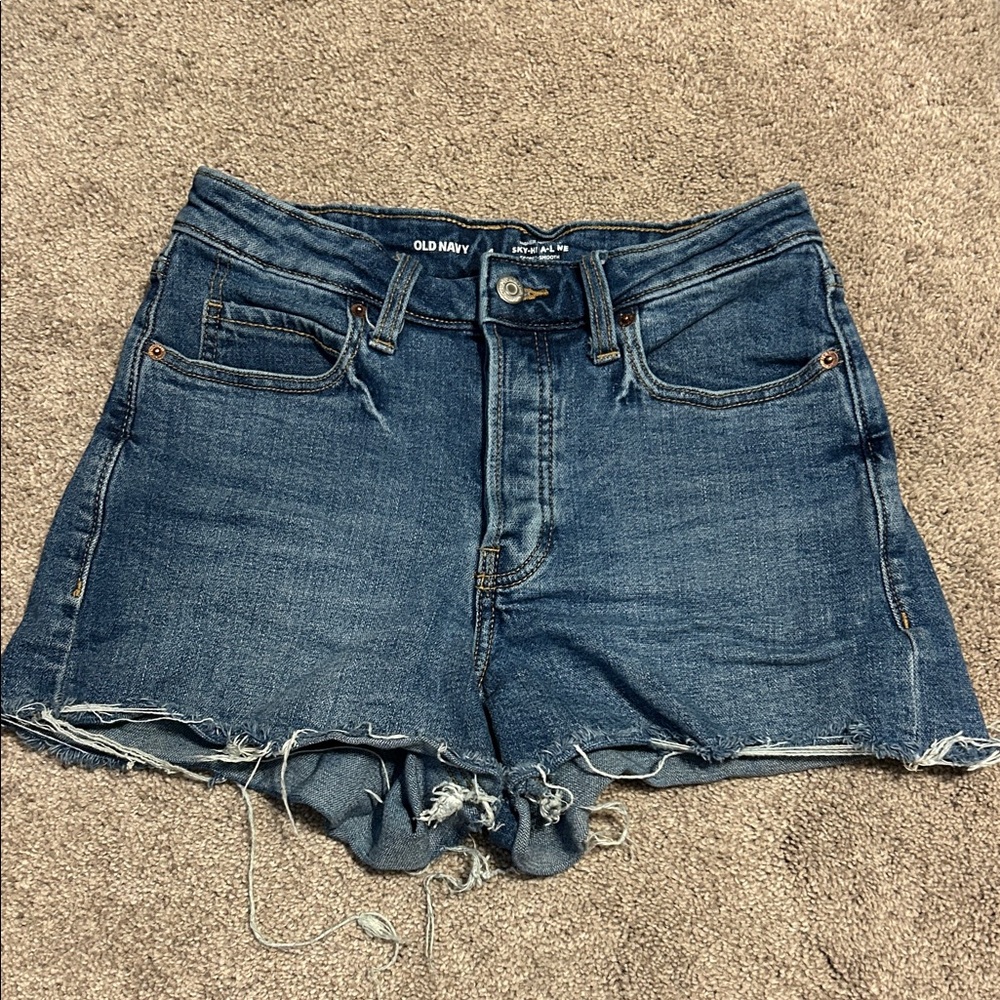 Old Navy Women's Dark Blue Jean Shorts